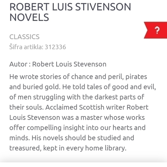 ROBERT Louis Stevenson seven novels book - Picture 3 of 7